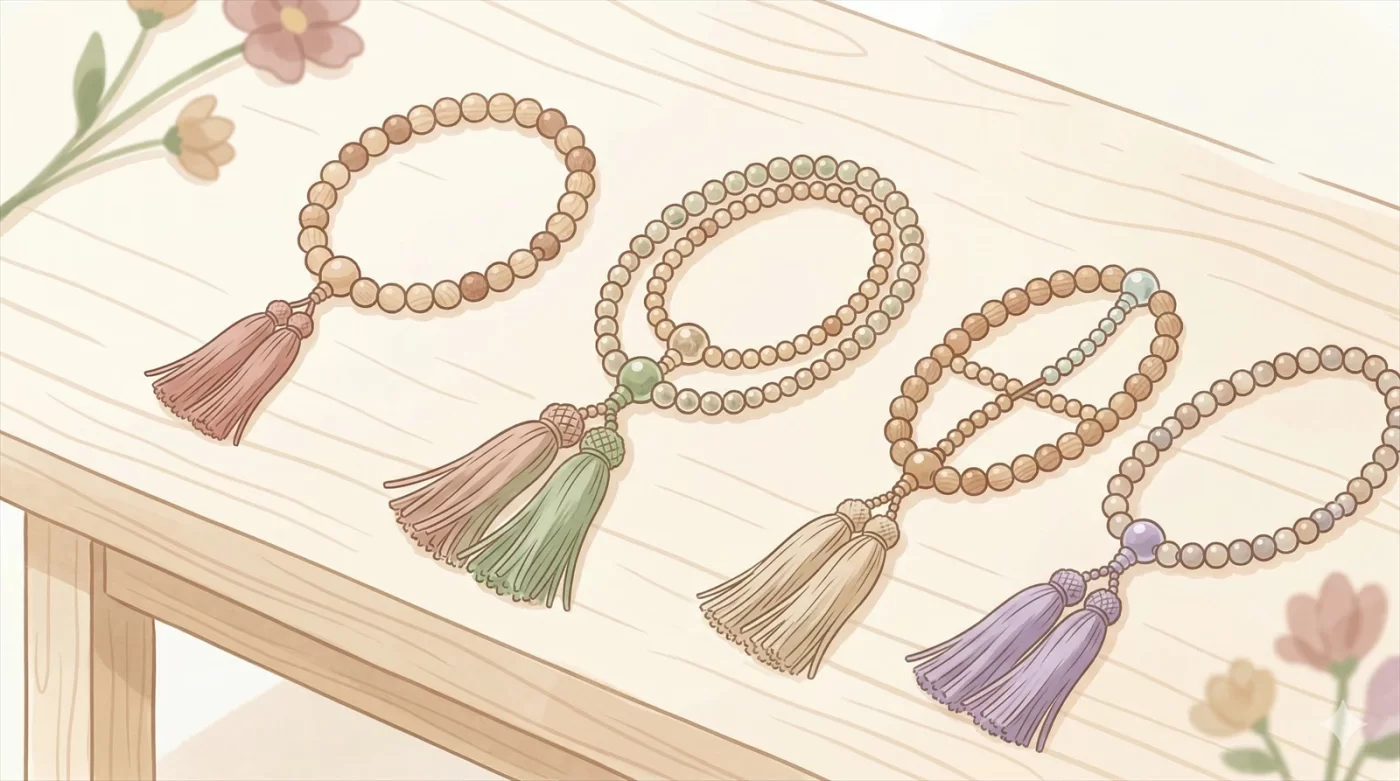 buddhist prayer beads sect differences